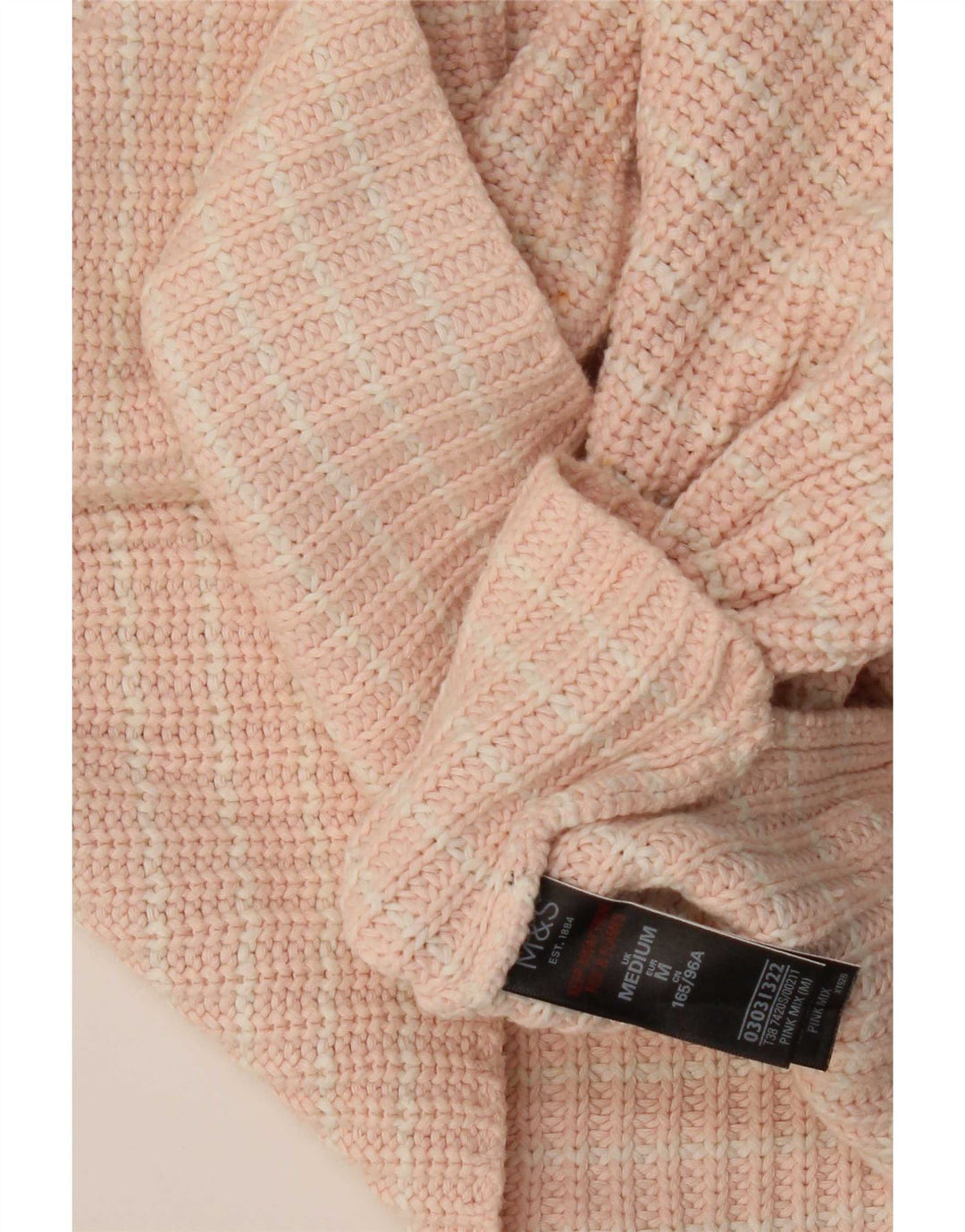 Marks & Spencer Damski sweter z dekoltem w łódkę, UK 14, średni róż