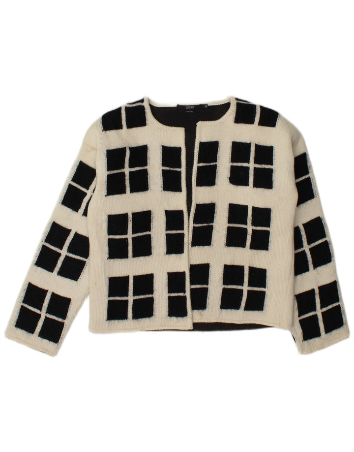 Damski sweter rozpinany Seventy IT 42, średni, złamany biały geometryczny