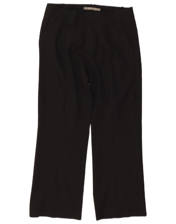 Damskie proste spodnie chino Zara EU 44 XL W34 L27 Czarna wiskoza