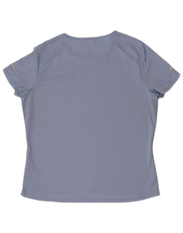 Damska koszulka Adidas Climalite Top UK 20/22 XL Niebieski poliester