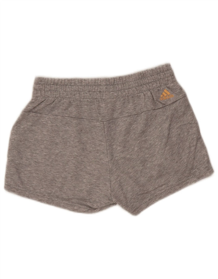 Damskie spodenki sportowe ADIDAS Graphic UK 4/6 XS, szara bawełna