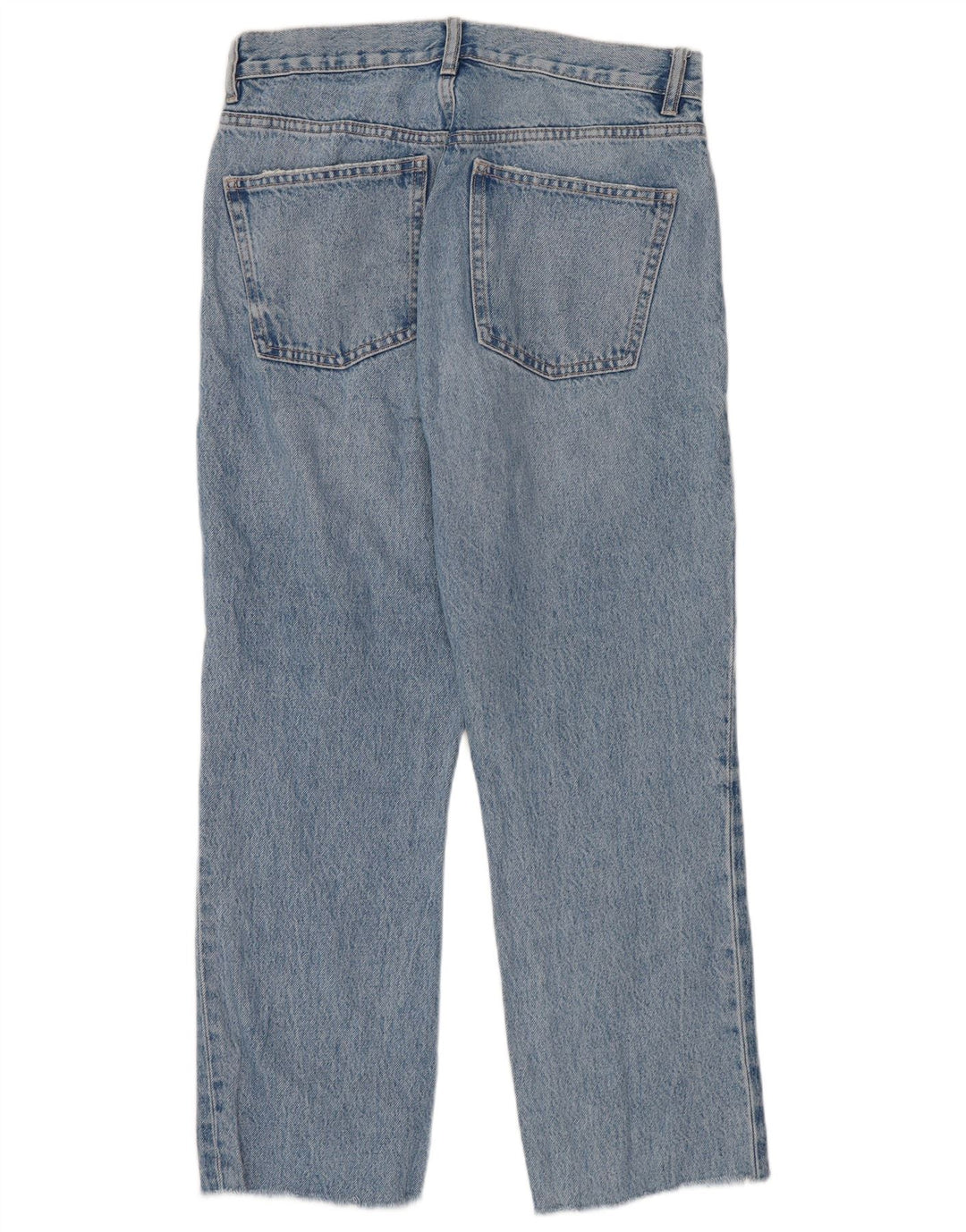 Dżinsy damskie Zara Crop Straight EU 38 Small W28 L25 Niebieskie
