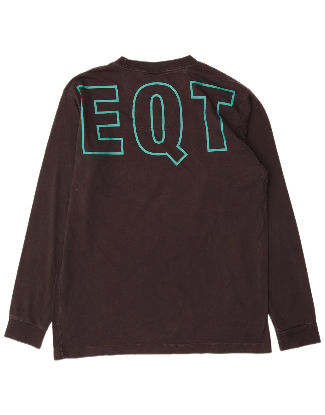 Męski top ADIDAS z grafiką, długim rękawem, dużą czarną bawełną z blokami kolorów