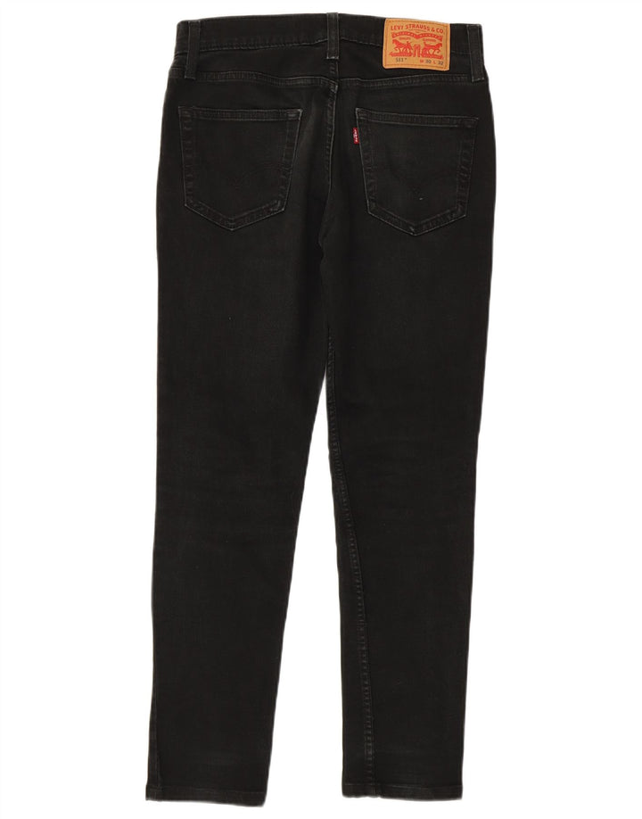 Męskie jeansy Levi's 511 Slim W30 L29 Czarna bawełna