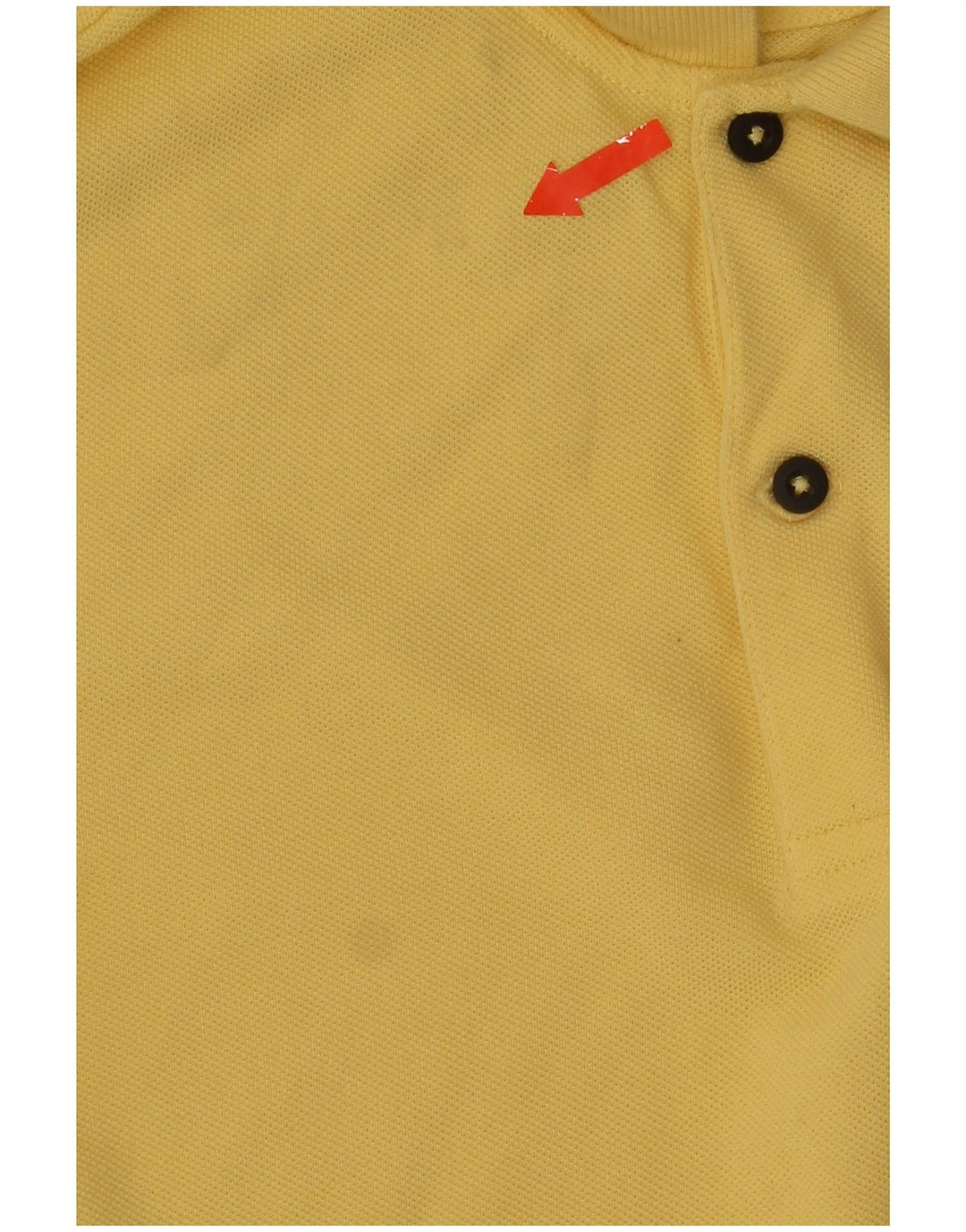 Męska koszulka polo Massimo Dutti, średnia żółta bawełna