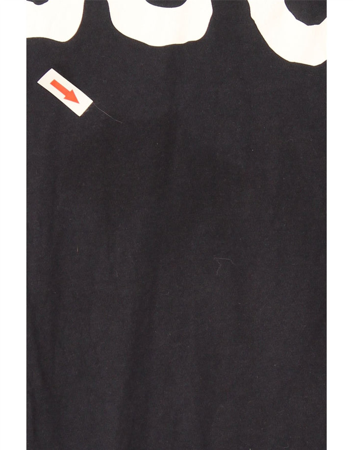 Męski T-shirt Lee z grafiką, duży, granatowy, bawełniany