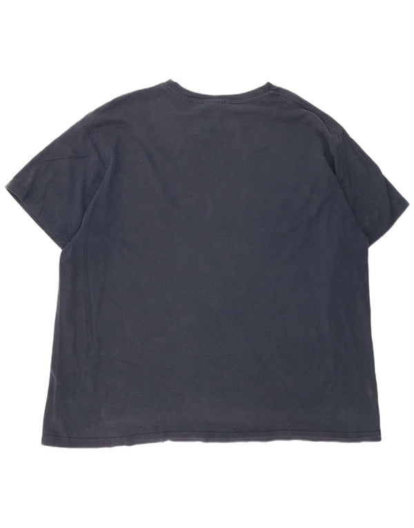 Męska koszulka Nike Swoosh Graphic Top UK 47/48 2XL Granatowa bawełna