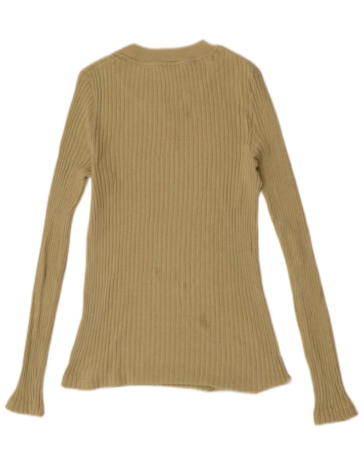 Damski top Massimo Dutti z długim rękawem, UK 8, mały khaki
