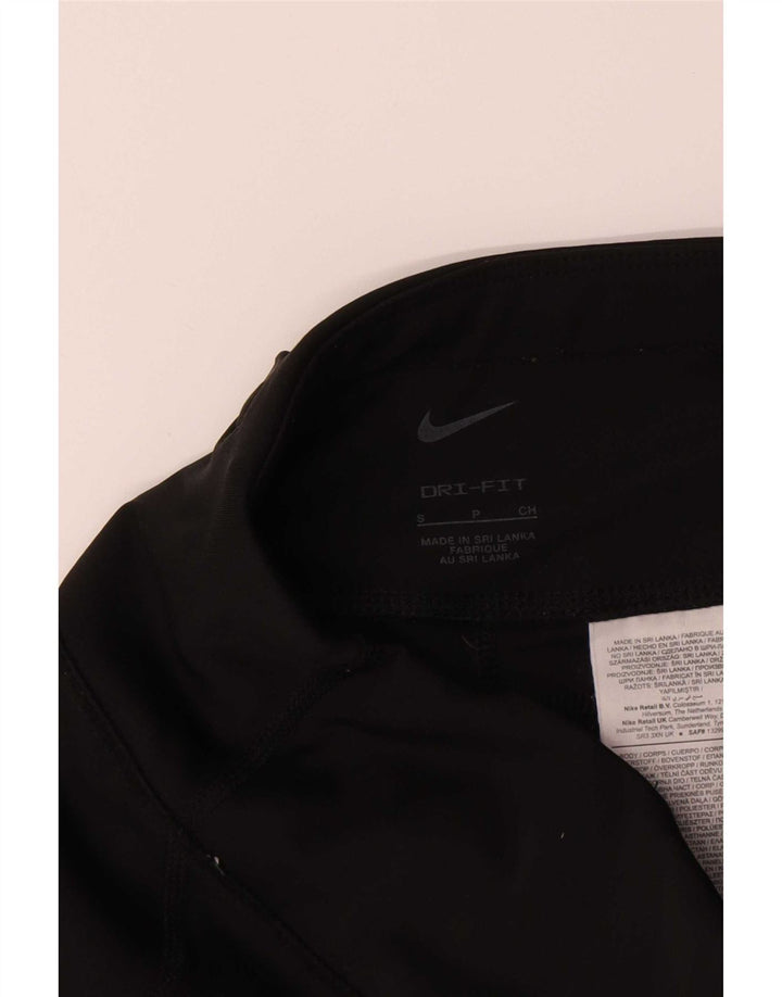 Damskie legginsy Nike Dri Fit UK 8, małe, czarne, poliestrowe