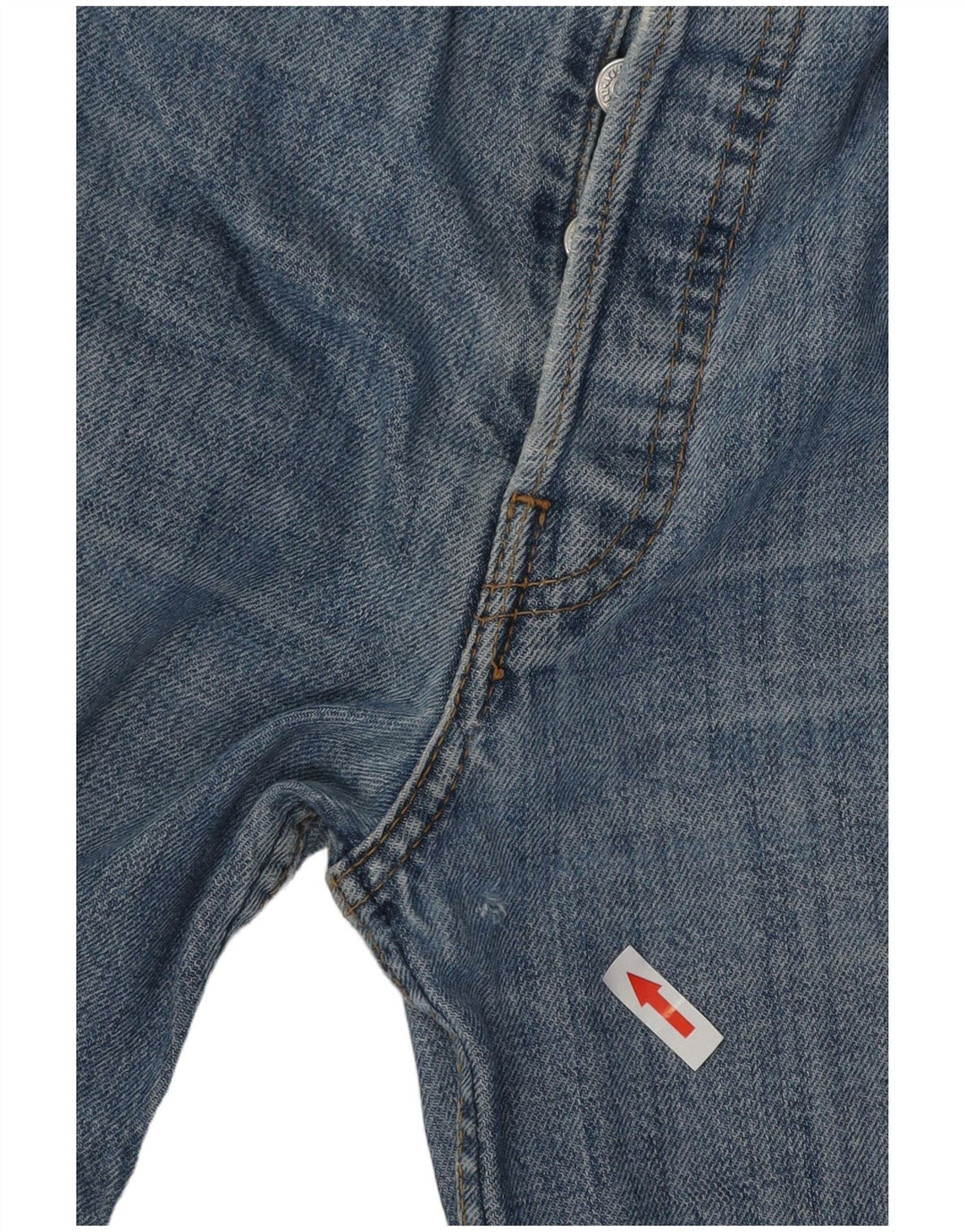 Męskie jeansy Levi's 501 Straight W38 L30 Niebieskie bawełniane