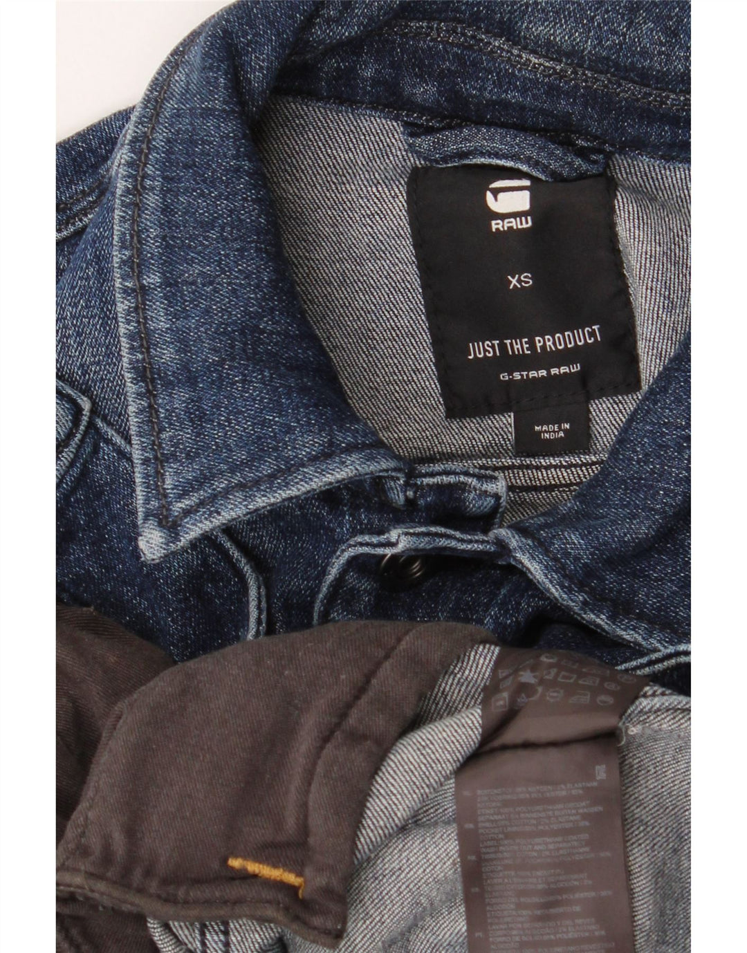 Damska kurtka dżinsowa G-STAR Crop UK 6 XS, granatowa, bawełniana