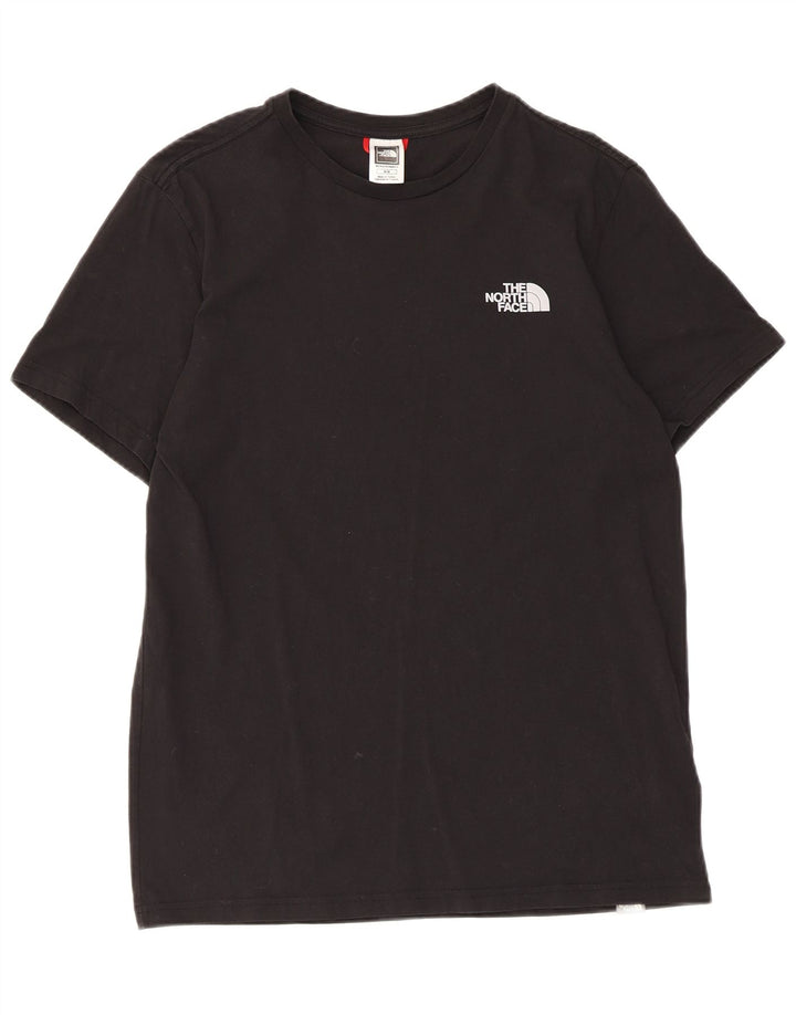 T-shirt męski The North Face, bawełniany, średni czarny
