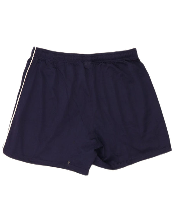 Asics Boys Sport Shorts 15-16 Years 2XL Navy Blue Polyester