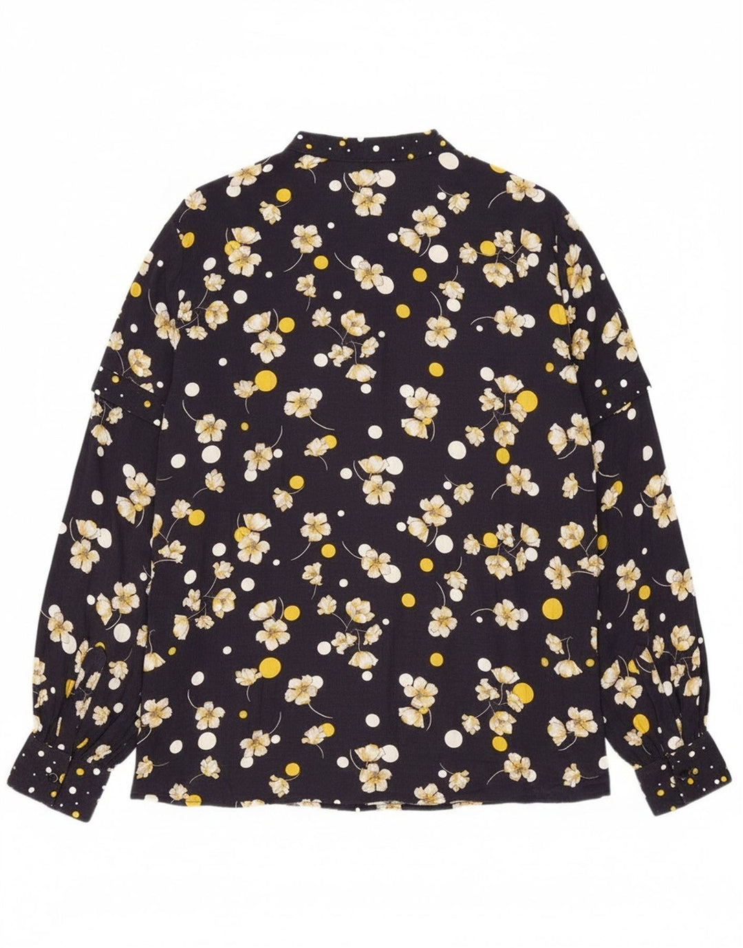 Damska koszula pulowerowa Penny Black UK 16, duża, granatowa, w kwiaty, wiskoza