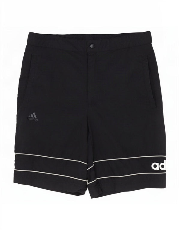 Męskie spodenki adidas Graphic Casual W32 Średni czarny poliester