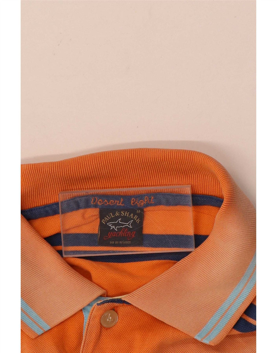 Paul & Shark Mens Yachting Polo Shirt Medium Orange