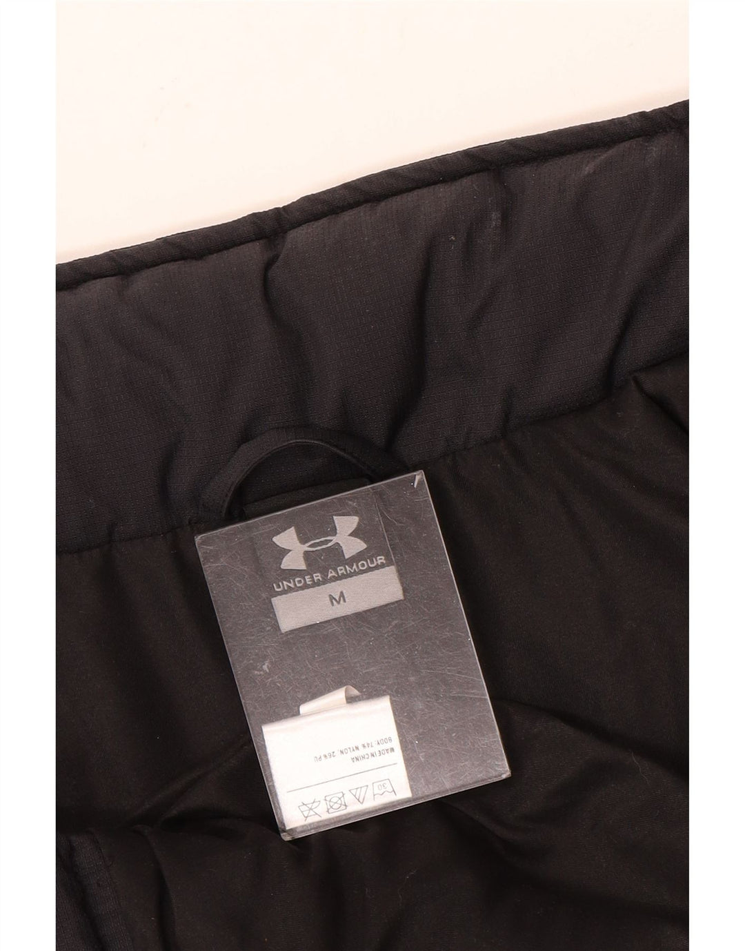 Męski ocieplany płaszcz Under Armour UK 38, średni czarny nylon