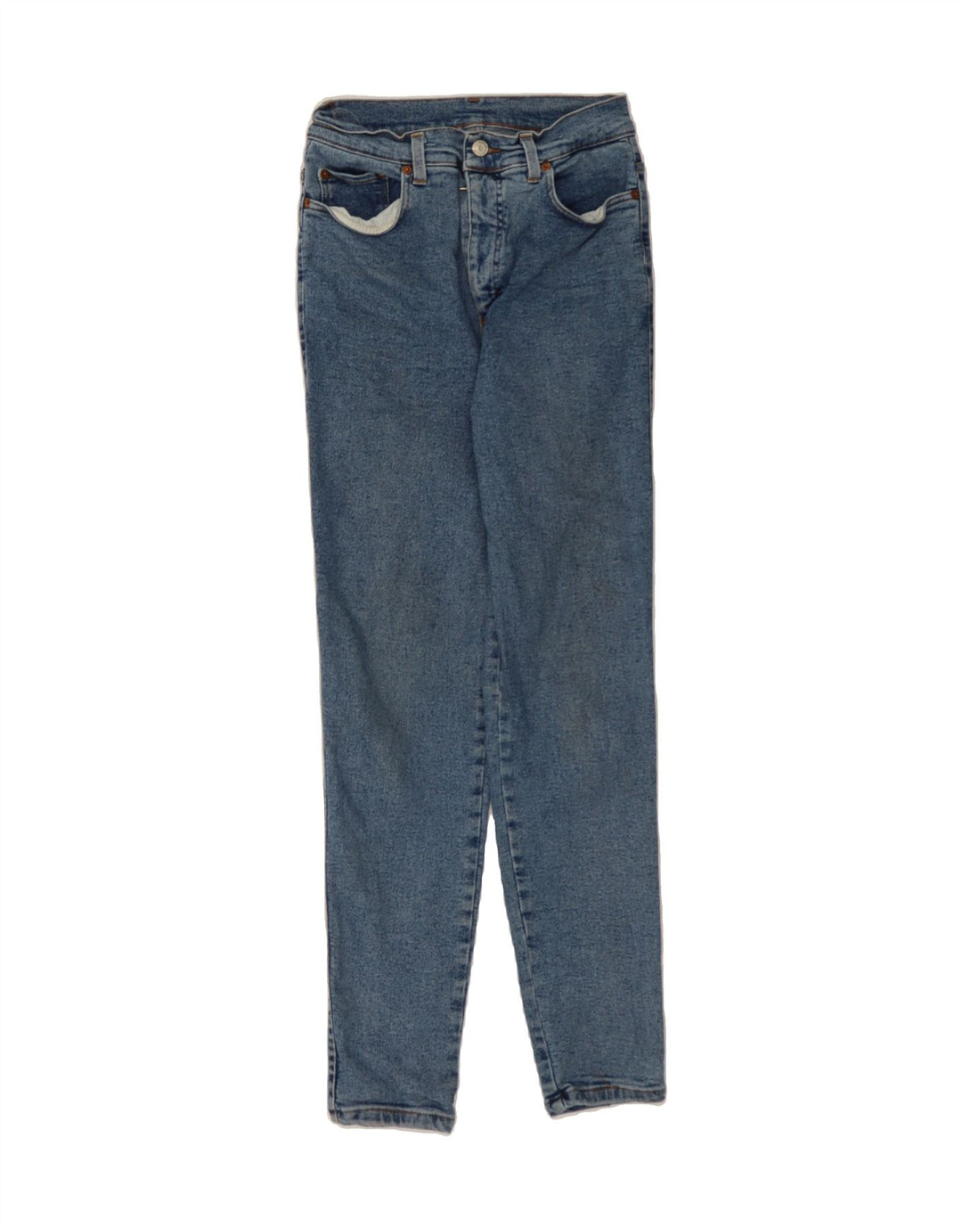 VINTAGE Womens Skinny Jeans W25 L29 Blue Vintage Vintage and Second-Hand Vintage from Messina Hembry 