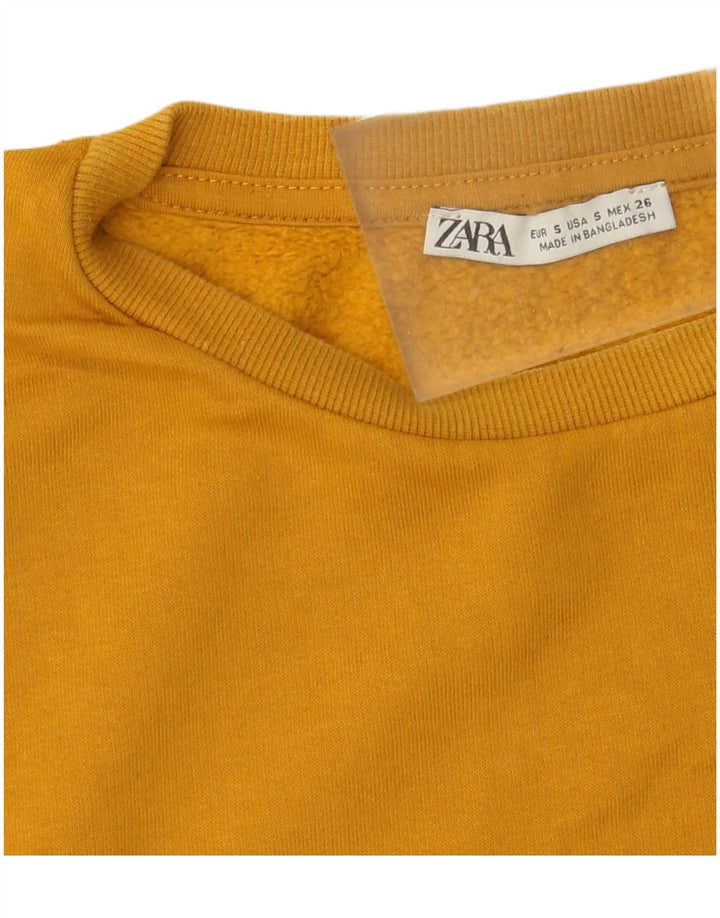 Damska bluza oversize Zara UK 10, mała, żółta