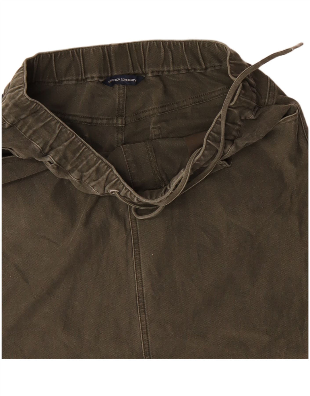 Damska spódniczka mini French Connection W30, średnia bawełna khaki