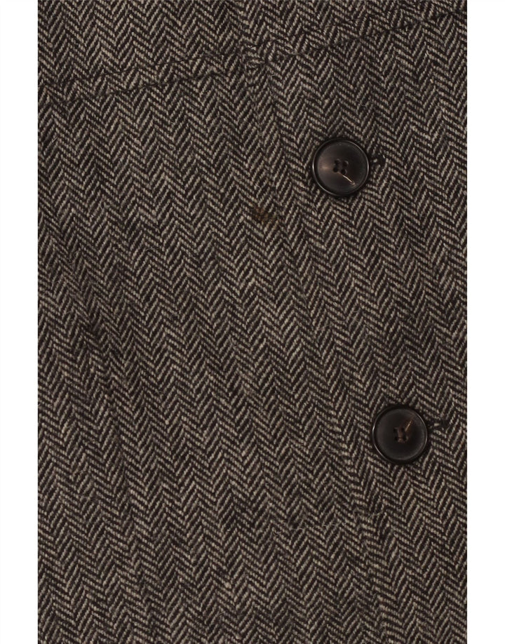 Płaszcz męski Zara Longline Classic Fit UK 40, duży, szary w jodełkę