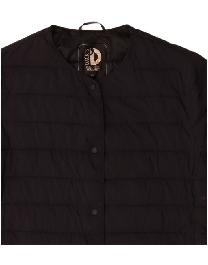 Damska ocieplana kurtka Dack's UK 10, mała, granatowa, nylonowa