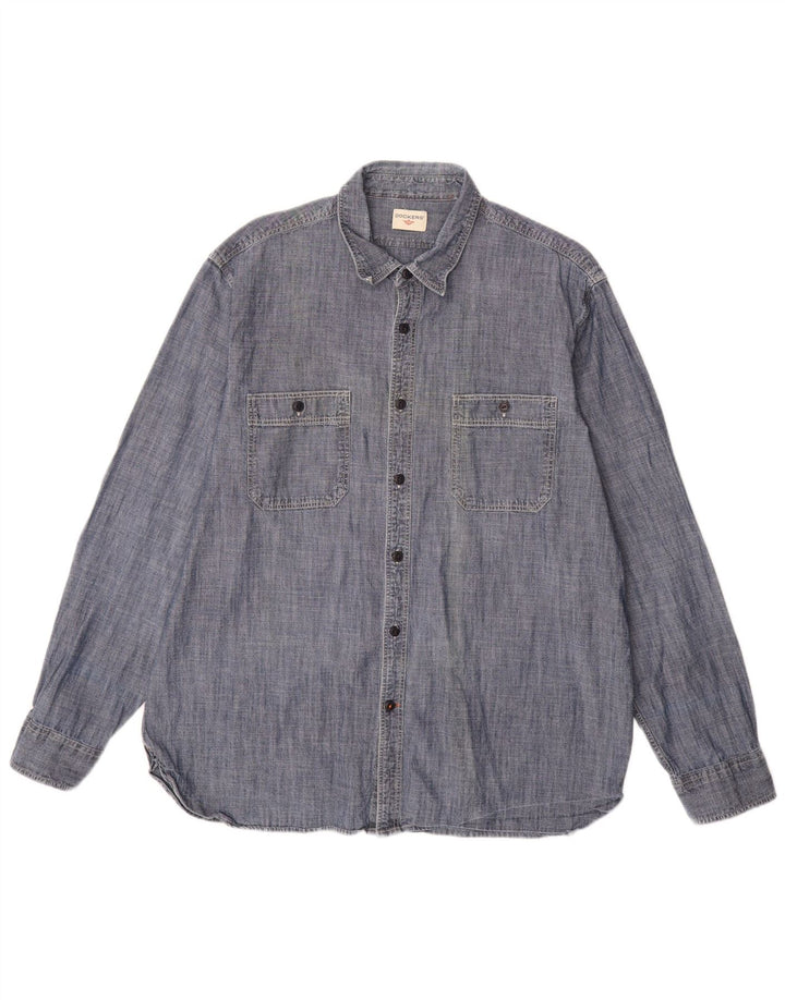 Koszula męska DOCKERS duża granatowa