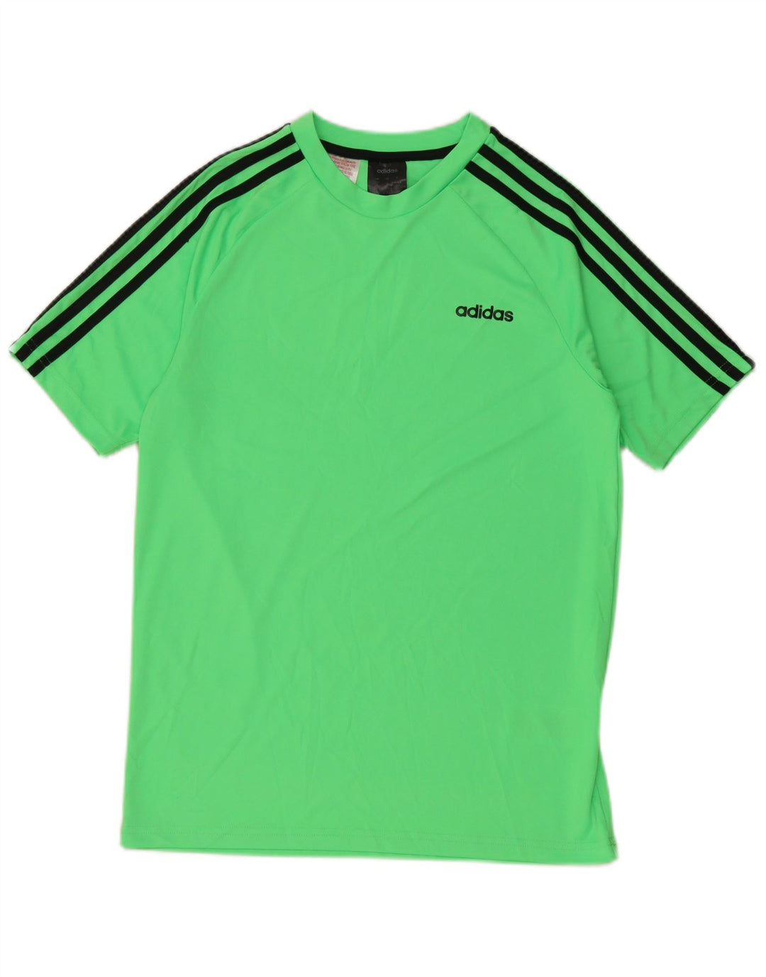 Adidas Chłopięcy T-shirt Top 13-14 Lat Zielony Poliester