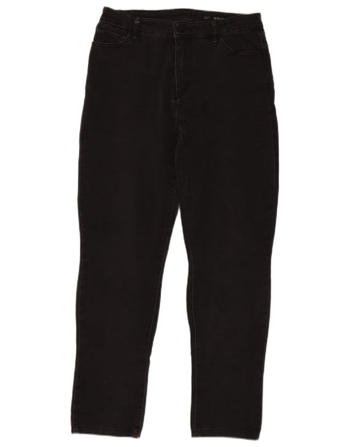 Armani Exchange Damskie J45 Slim Jeans W30 L28 Czarna bawełna