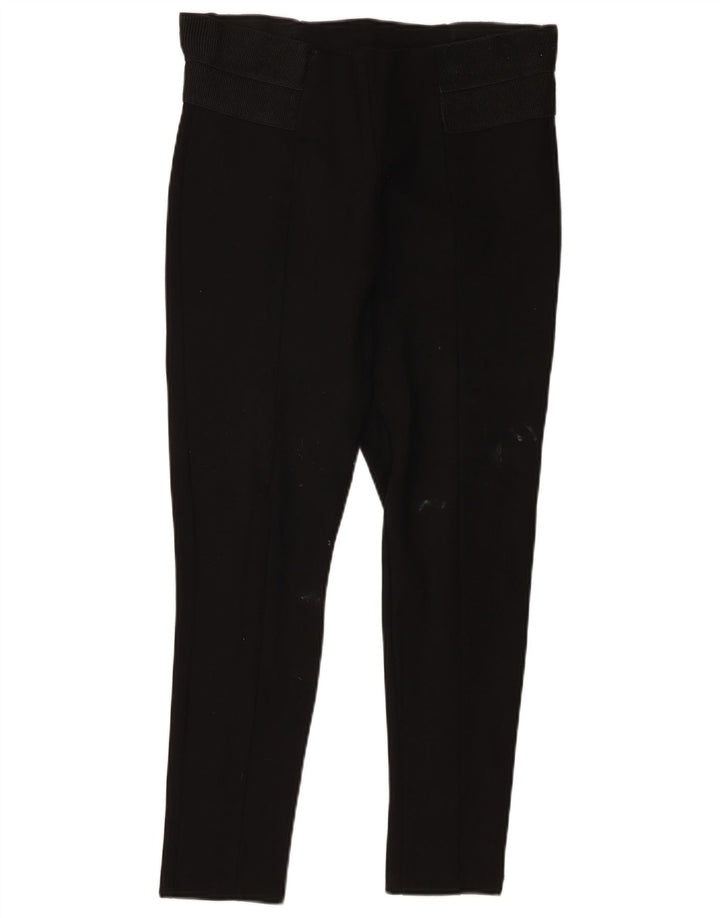 Legginsy damskie Zara UK 14, duże, czarne, wiskozowe