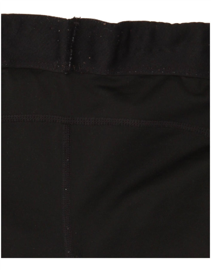 Damskie legginsy Nike Graphic UK 10, małe, czarne, poliestrowe