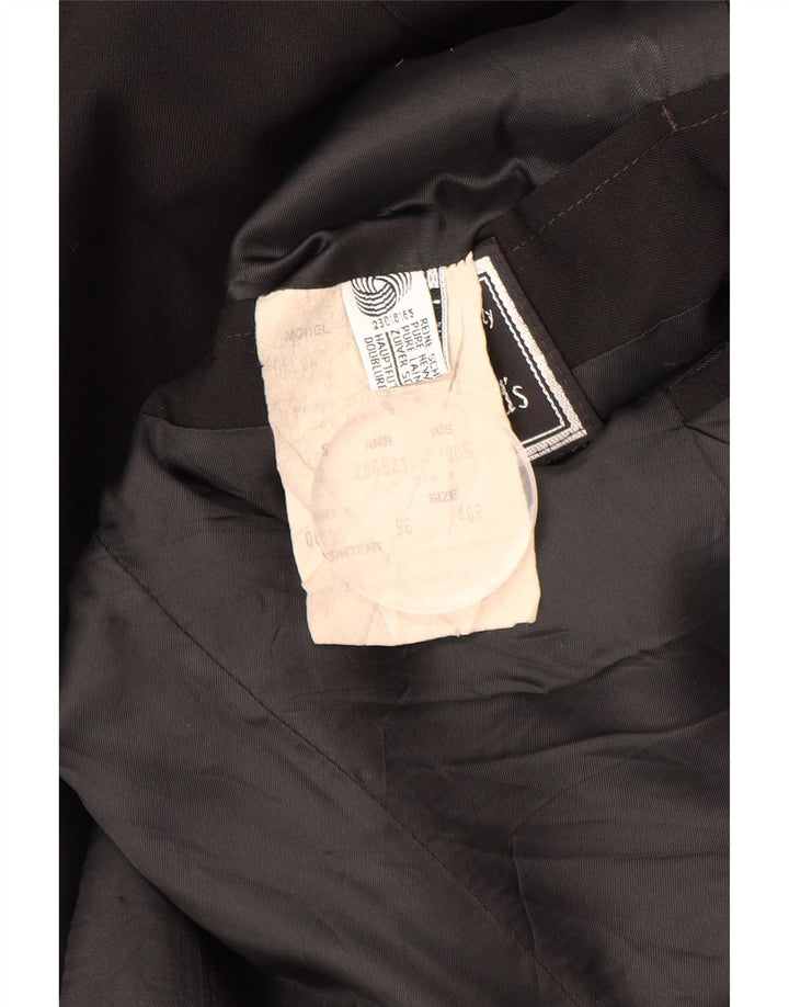 Męska marynarka zapinana na 2 guziki HUGO BOSS EU 56 3XL Czarna nowa wełna