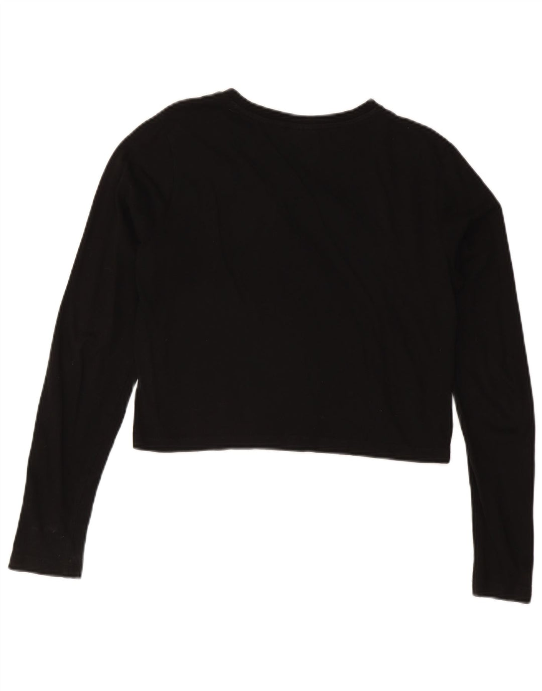 Damski top FILA Crop Graphic z długim rękawem UK 14, średni czarny