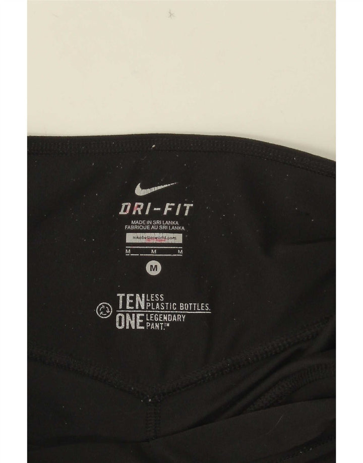 Damskie legginsy Nike Dri Fit Capri UK 12, średnie czarne