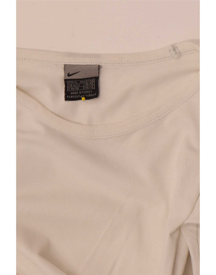 Męska koszulka Nike z długim rękawem XL, biała