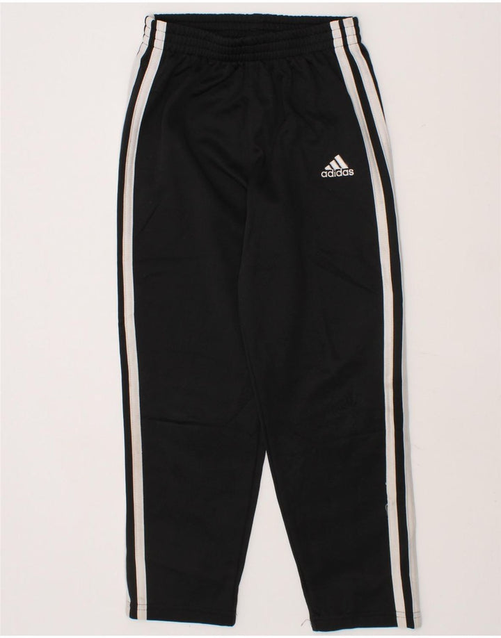 ADIDAS Boys Tracksuit Trousers 5-6 Years Black Polyester Vintage Adidas and Second-Hand Adidas from Messina Hembry 