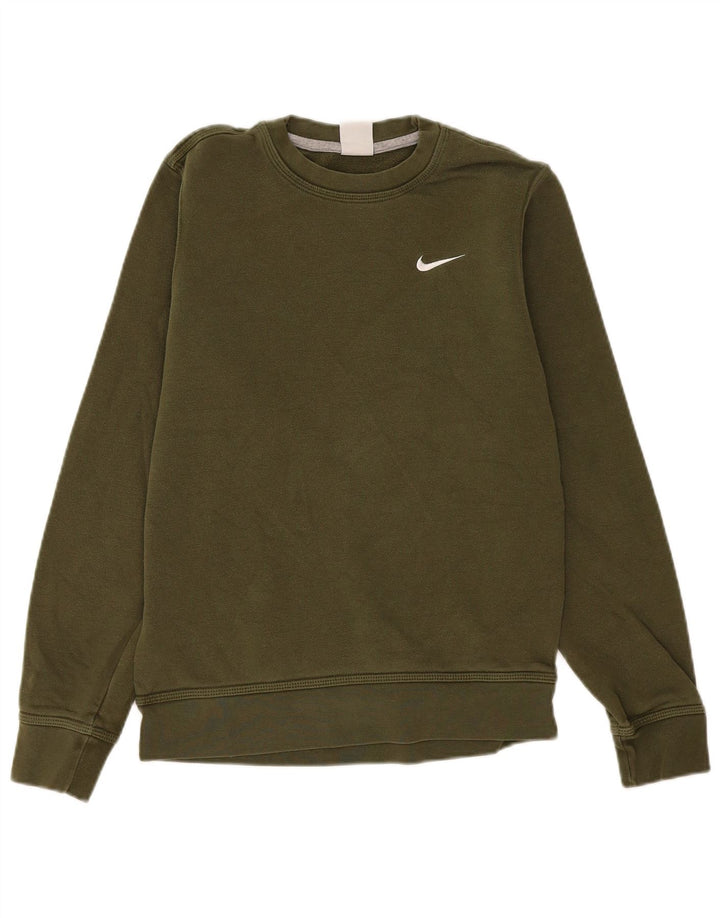 Męska bluza dresowa Nike, mała, bawełniana khaki