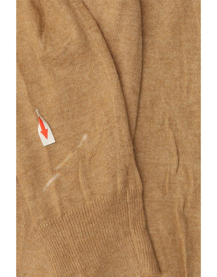 Sweter damski Marks & Spencer UK 14, duży, beżowy, wiskoza