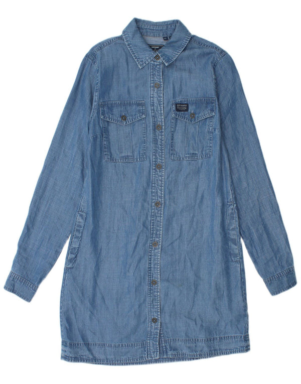 Damska sukienka dżinsowa Superdry UK 6 XS Niebieski Lyocell