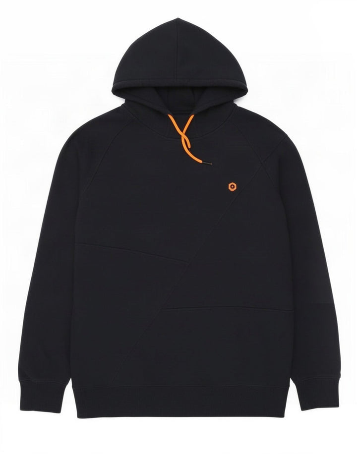 Męski sweter z kapturem Jack & Jones, duży, granatowy, poliester