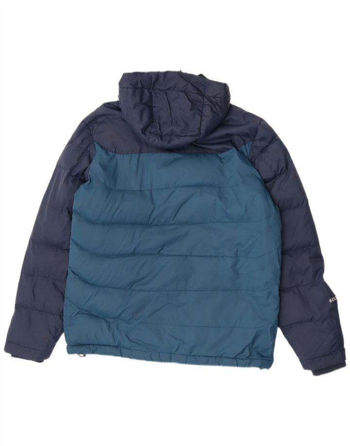Męska wyściełana kurtka z kapturem i kapturem Mountain Warehouse UK 36 Small Blue Colorblock