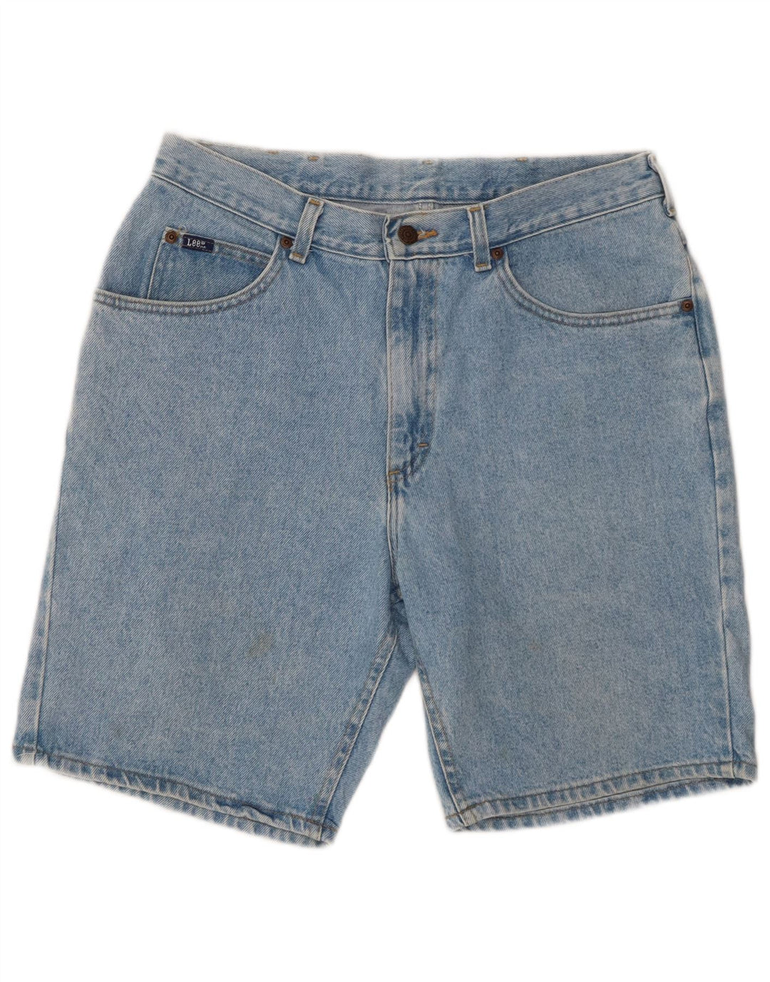 Męskie spodenki jeansowe Lee W34, duże, niebieskie, bawełniane