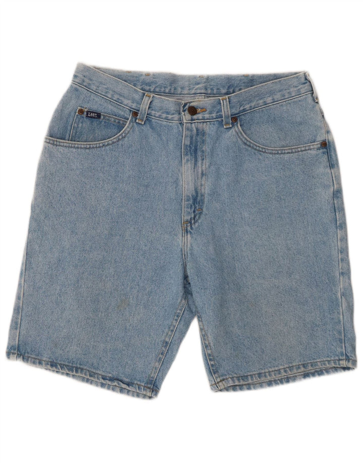 Męskie spodenki jeansowe Lee W34, duże, niebieskie, bawełniane