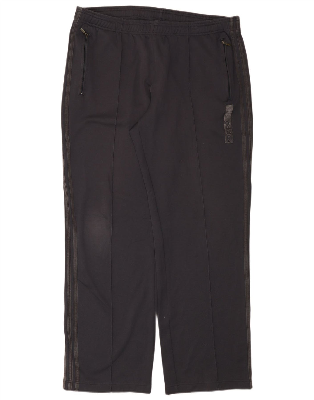 Męskie spodnie dresowe ADIDAS XL, szare, bawełniane