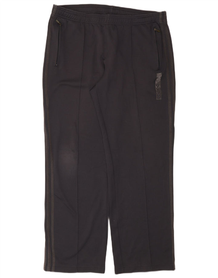 Męskie spodnie dresowe ADIDAS XL, szare, bawełniane