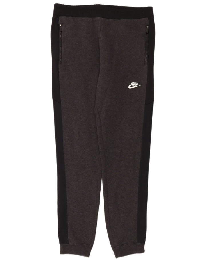 Męskie spodnie dresowe Nike, średnioszare, bawełniane