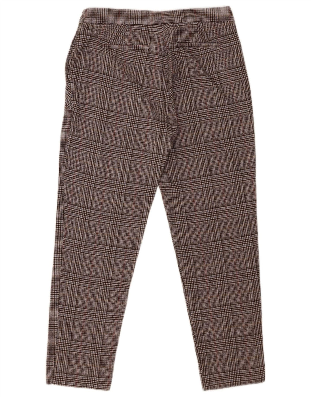 Damskie zwężane spodnie Trussardi IT 42 Medium W28 L25 Szara krata