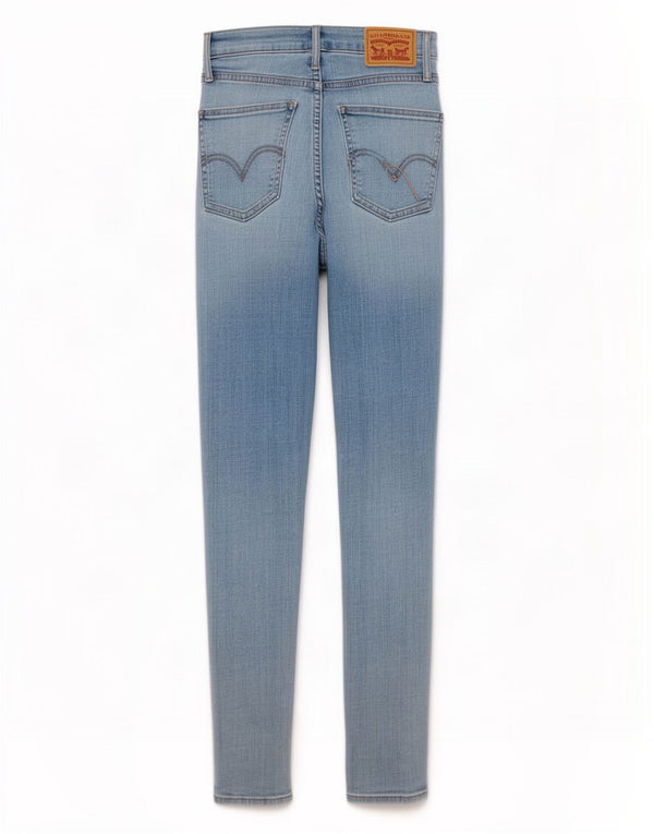 Damskie jeansy Levi's Mile High Super Skinny W25 L30 Niebieska bawełna