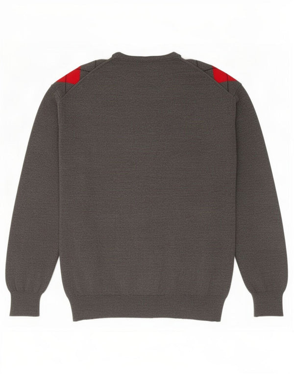 Sweter męski Rodrigo z dekoltem w kształcie litery V IT 56 XL Szary Argyle/Diament