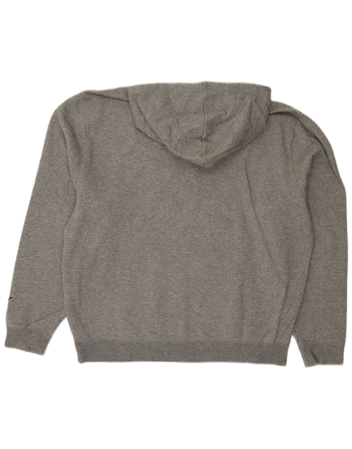 Męski sweter z kapturem i grafiką PUMA, duży, szary, bawełniany